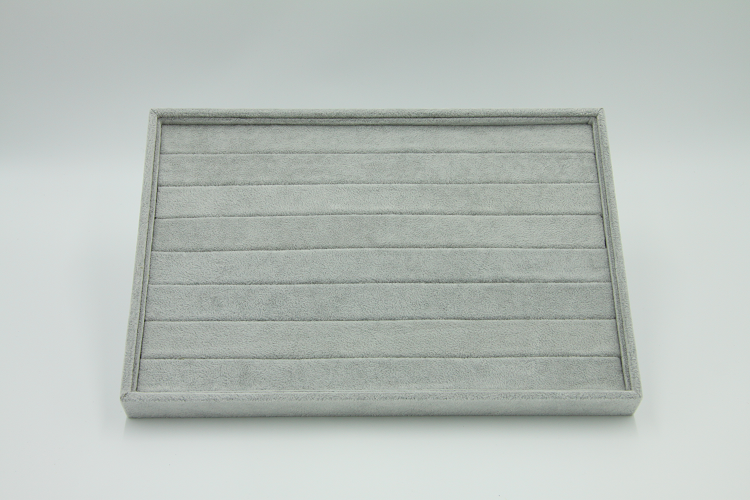 Ekspozytor na pierścionki szary