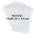 Woreczki / Torebki celofanowe z klejem 15x25 + 2,5 cm (100 sztuk) Edi Company.png