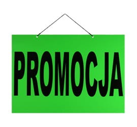 Tabliczka informacyjna b3 "promocja"