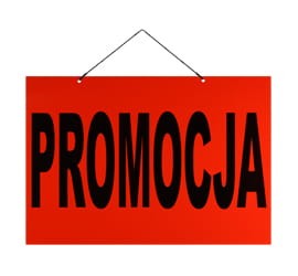 Tabliczka informacyjna b3 "promocja"