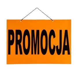 Tabliczka informacyjna b3 "promocja"